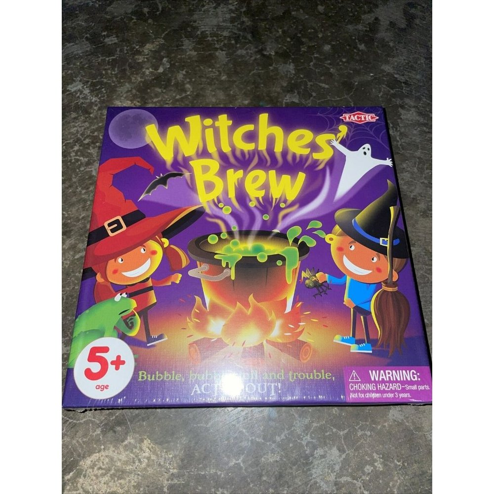 Witches Brew Family Board Game By Tactic 3 - 6 Players New Sealed